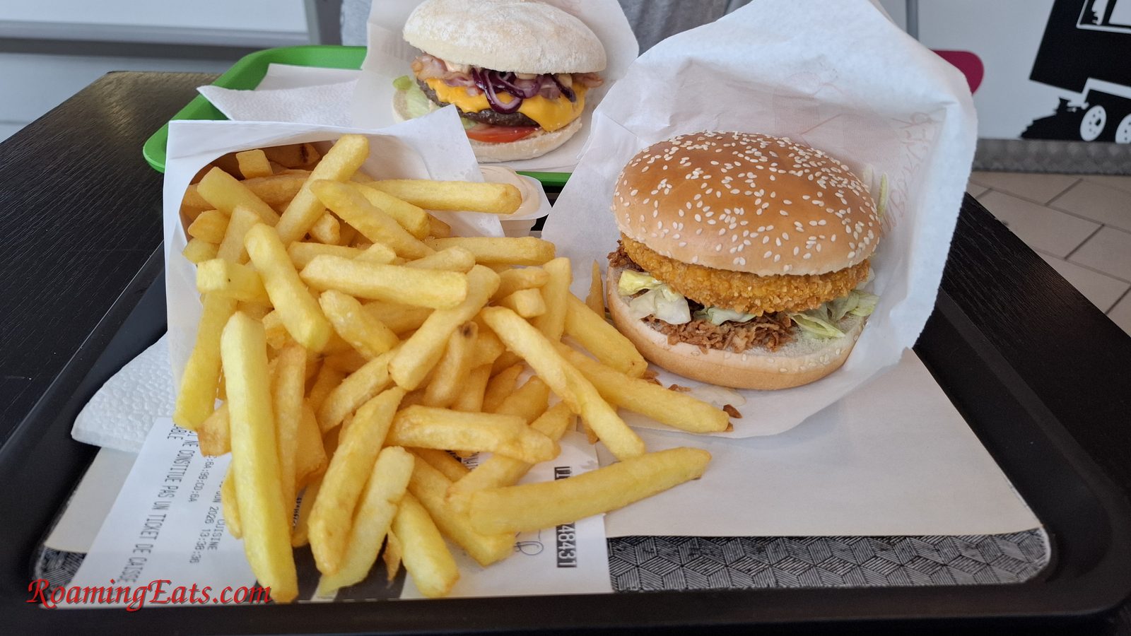 Belgian fries and burgers from a friterie in Spa