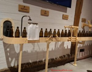 Brewing equipment and pipework at Chouffe