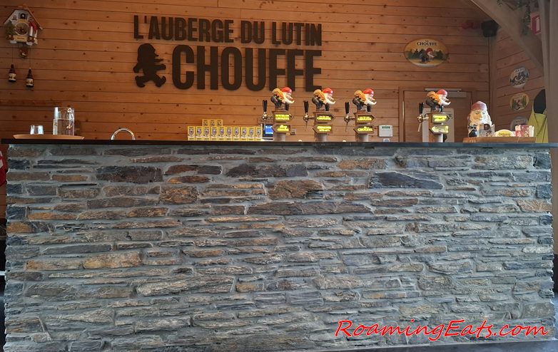 The Chouffe tasting room