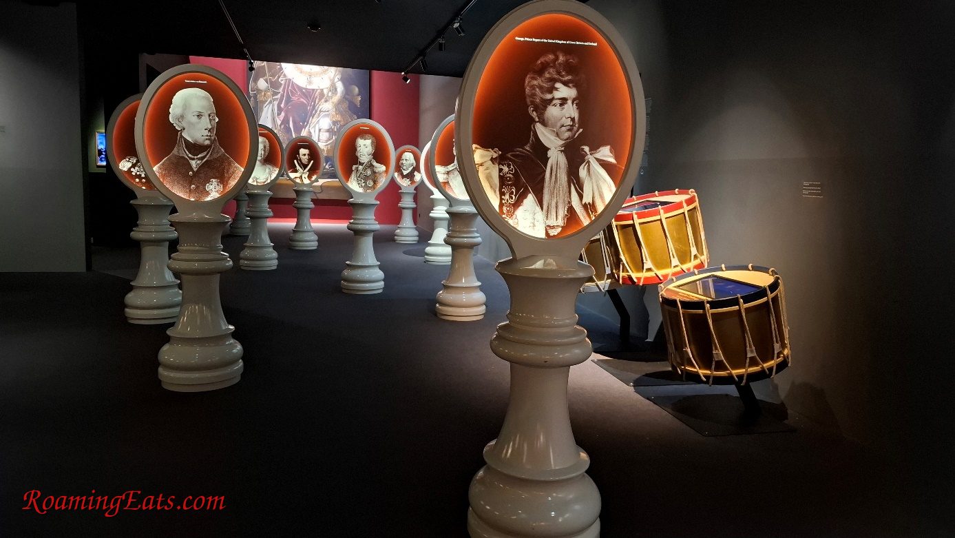 Inside the Memorial 1815 Museum at Waterloo
